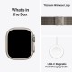 SMARTWATCH  ULTRA 3 GPS NATURAL TITANIUM CASE 49mm (MEWY4QR/A) NATURAL TITANIUM MILANESE LOOP-MEDIUM